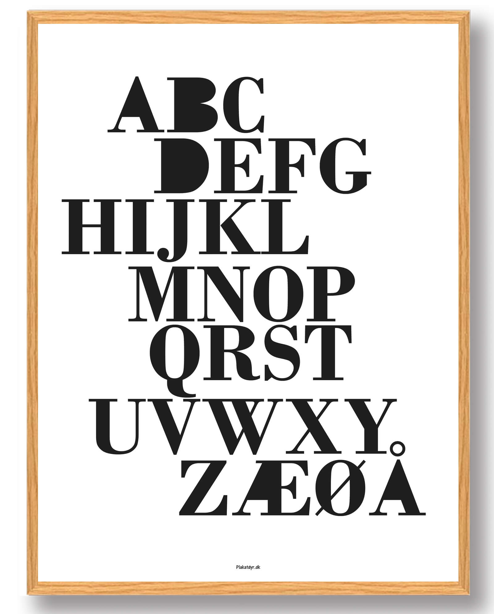 ABC Plakat til Børneværelset – Læring med Stil!