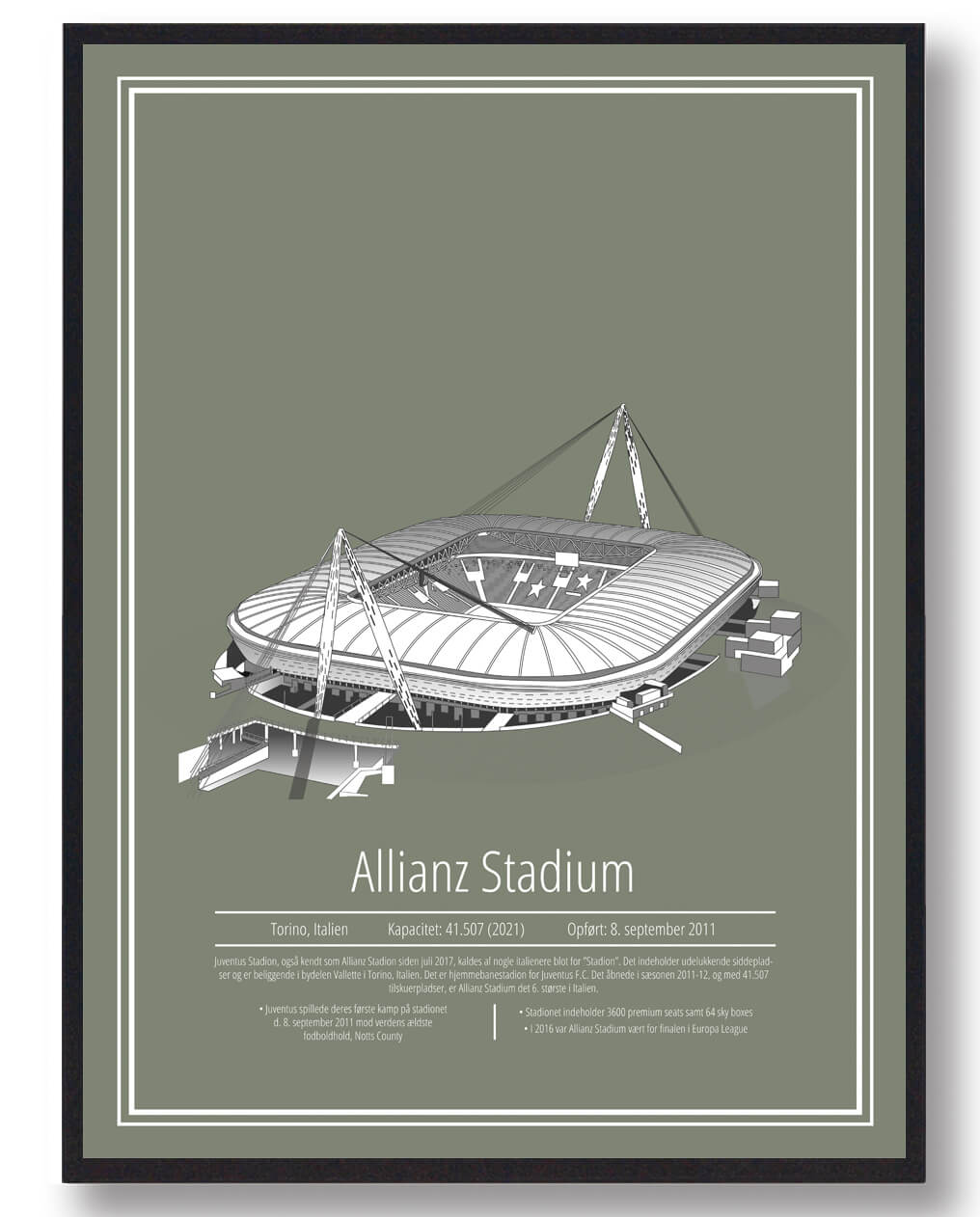 Juventus Plakat – Fodboldstemning til Hjemmet
