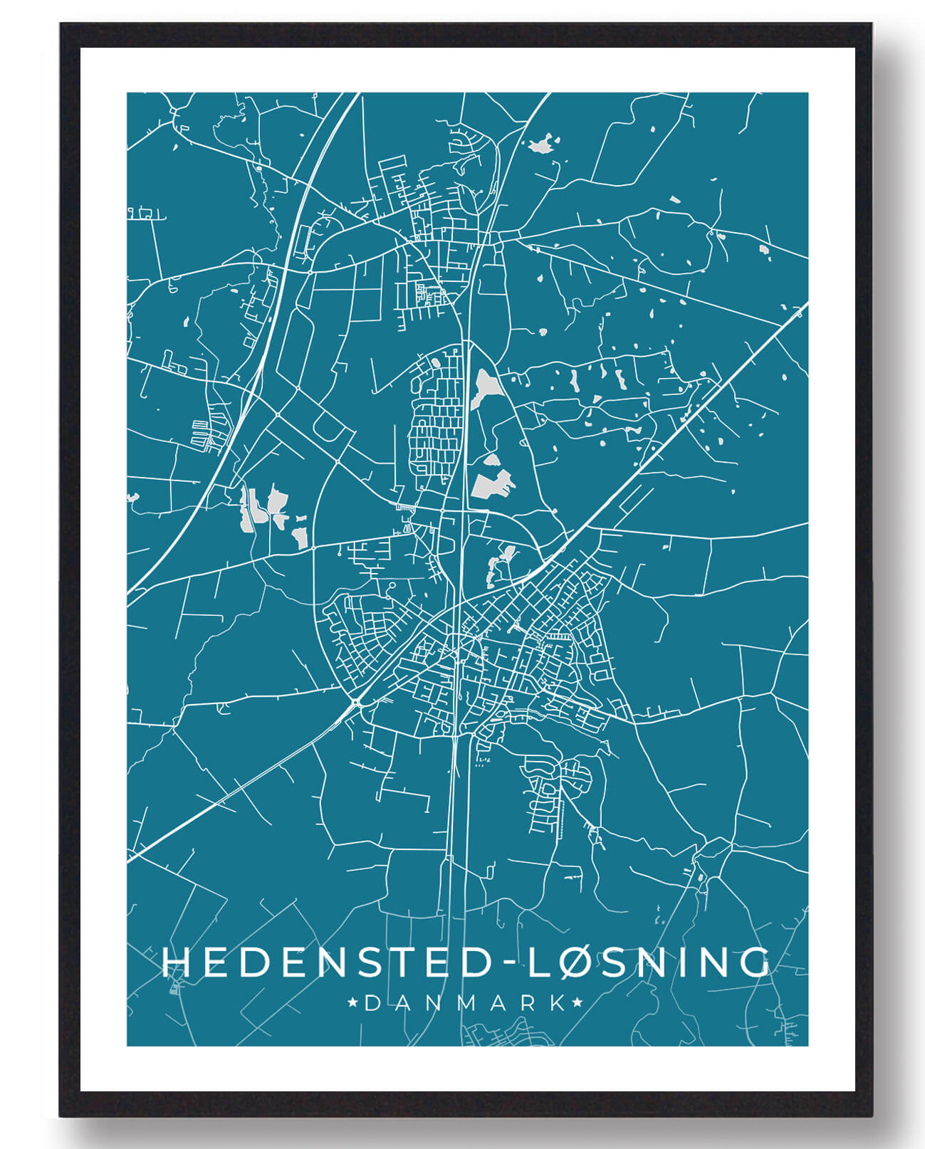 Hedensted Plakat - Blå A4 til Fitnessentusiaster på tilbud!