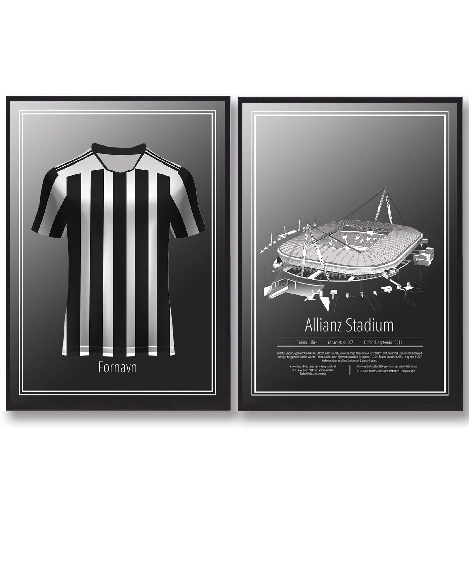 Juventus Stadion Plakat Sæt – Perfekt til Fodboldfans!