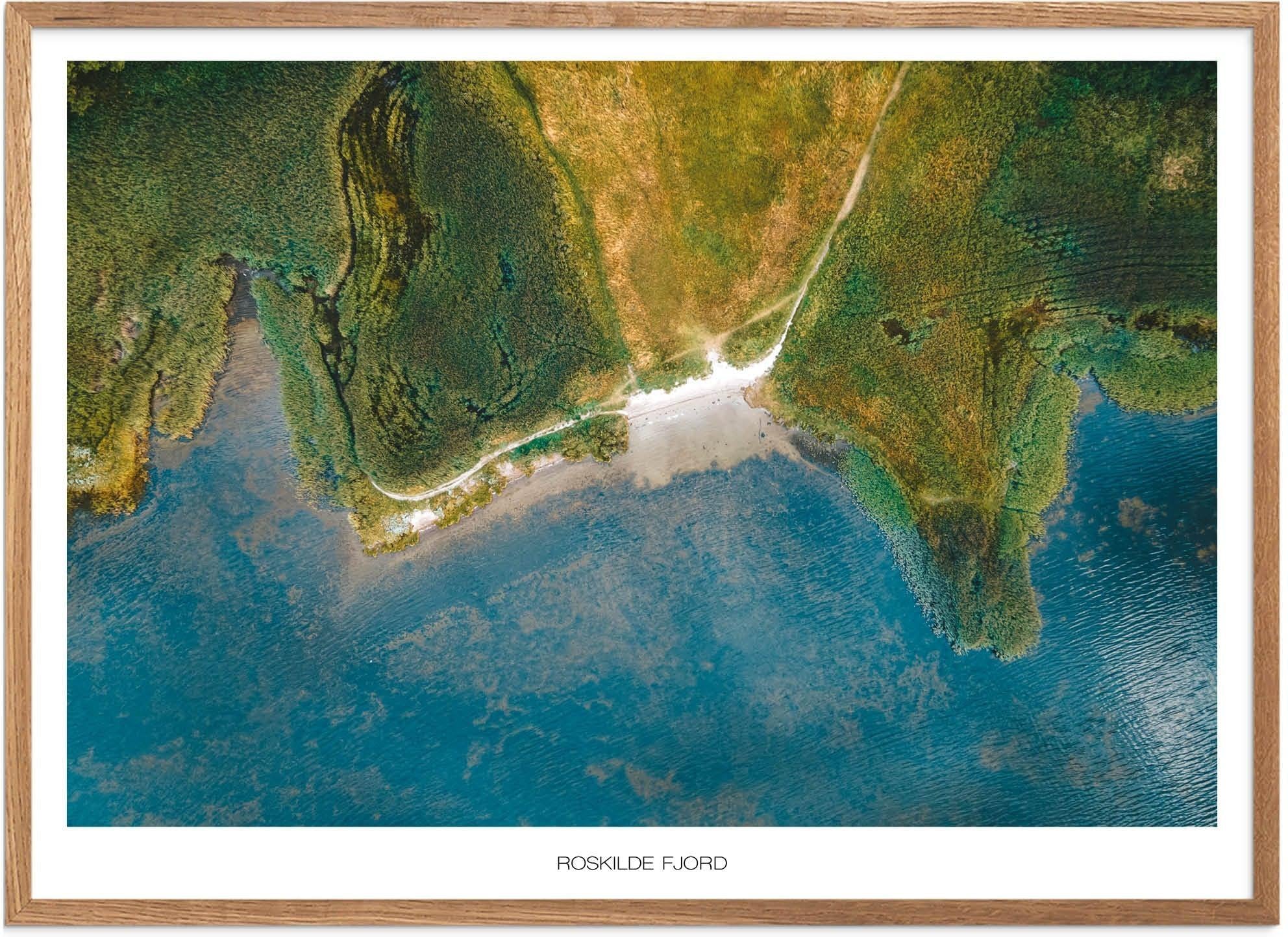 Plakat Roskilde Fjord   Naturplakat   Recommended Products  Seguno    Plakat   Plakatsnedkeren   Drone-plakater