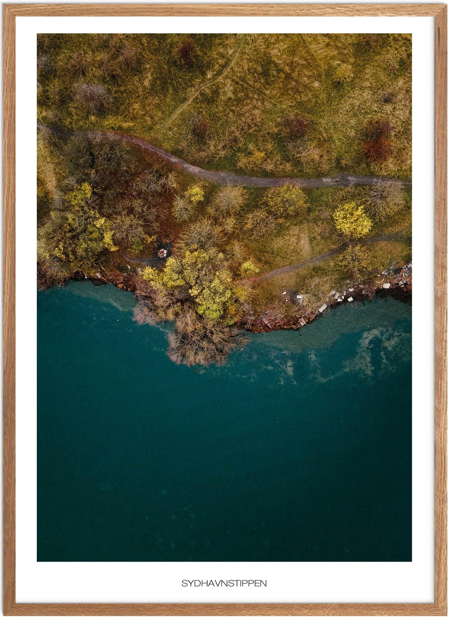 Plakat Sydhavnstippen   Naturplakat   Plakater København   Plakat   Plakatsnedkeren   Drone-plakater