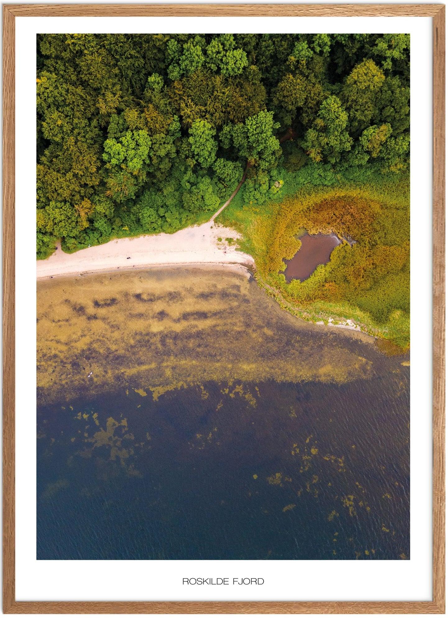 Plakat Roskilde Fjord   Naturplakat   Recommended Products  Seguno    Plakat   Plakatsnedkeren   Drone-plakater