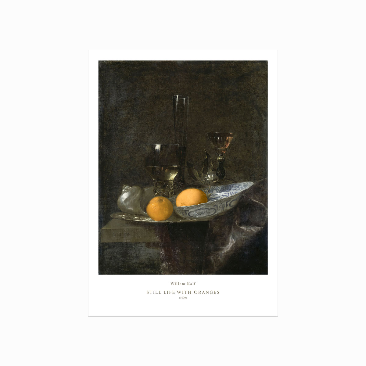 Antik Plakat: Still Life med Appelsiner – Fantastisk Tilbud!