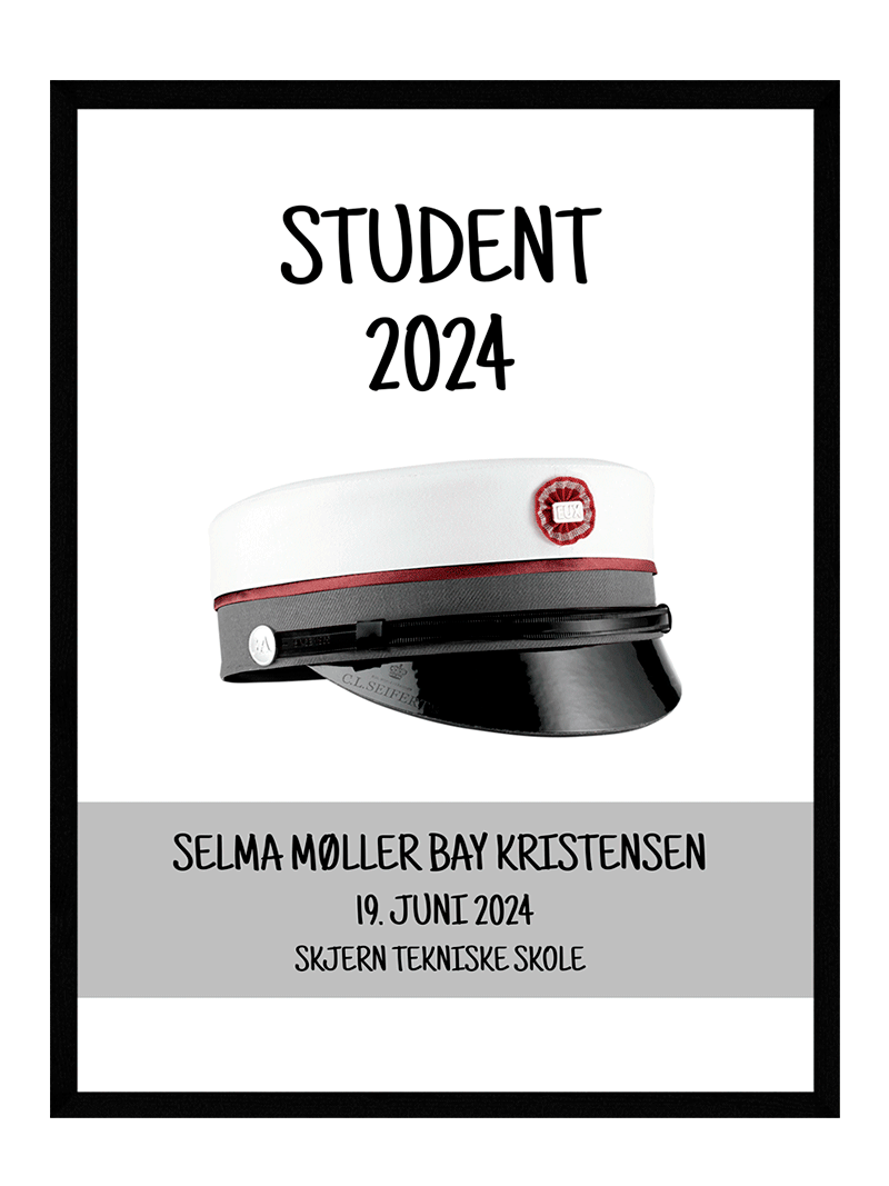 Personlig Student Plakat