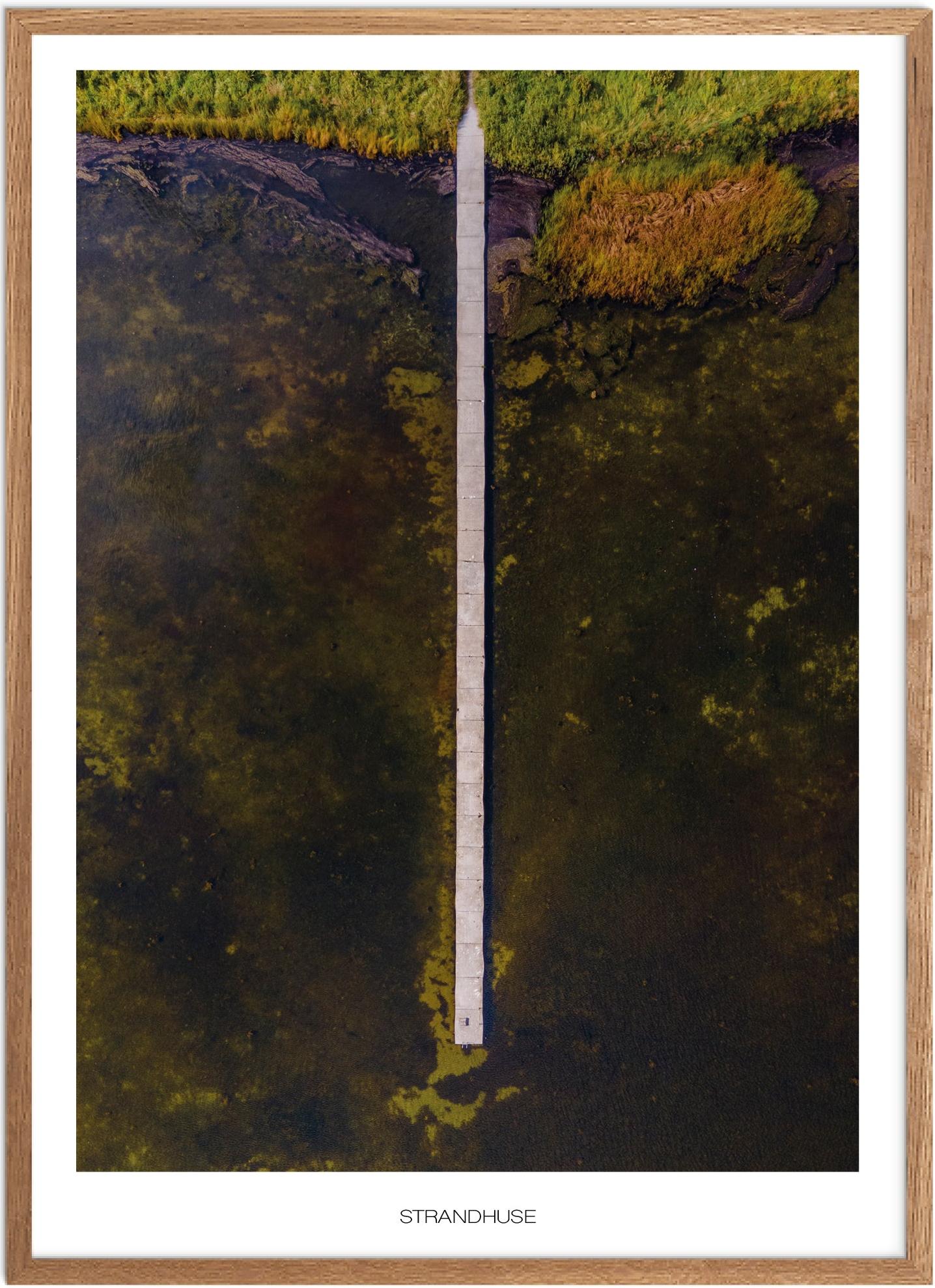 Plakat Strandhuse   Naturplakat   Plakater Vestsjælland   Plakat   Plakatsnedkeren   Plakater Odsherred