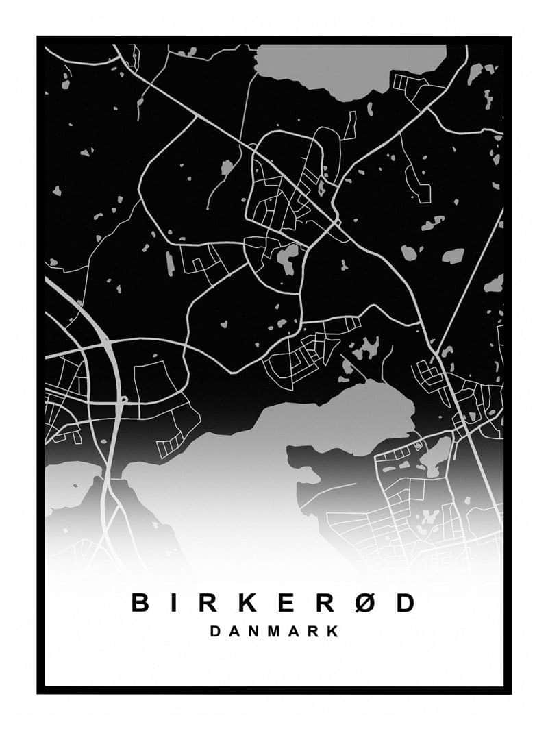Birkerød Plakat - Unik Vægdekoration til Dit Hjem