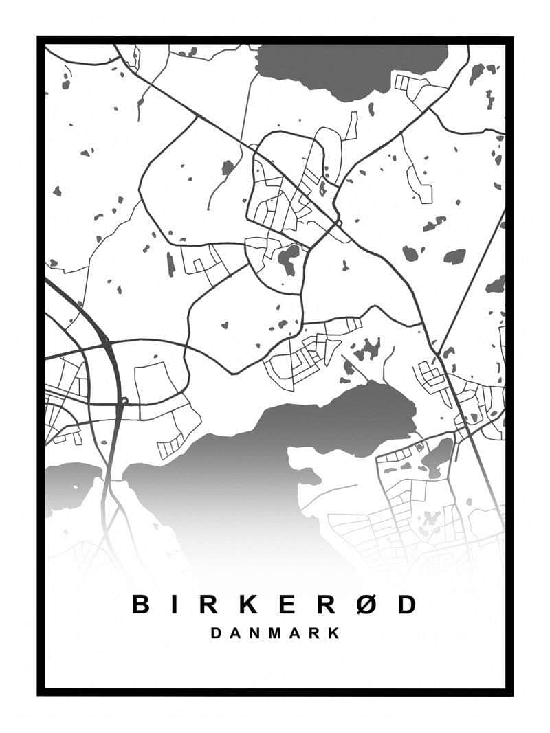 Birkerød Plakat - Kunstnerisk Vægdekoration