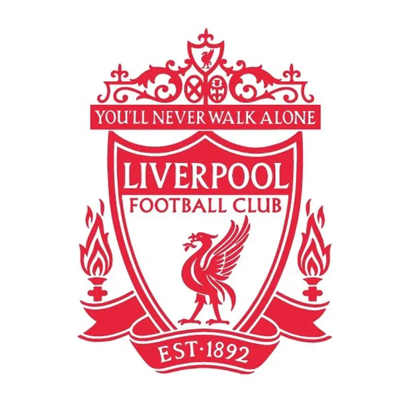 Liverpool Væggesticker med Rødt Logo – Fodbolddekoration