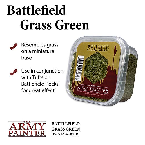 Basing Army Painter Battlefield Green Græs - Spar 12%!