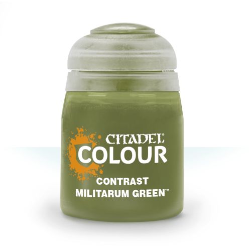 Citadel Contrast: Militarum Green - Farve til miniaturemaleri