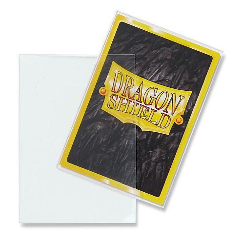 Dragon Shield Small Japanese Size Deck Protectors Classic Clear 60 Lommer Dragonshield  Yugioh  Sleeves   -10601