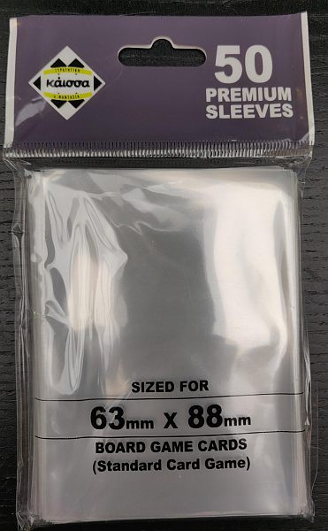 Kaissa Supreme Sleeves til Brætspilskort - 50 Lommer