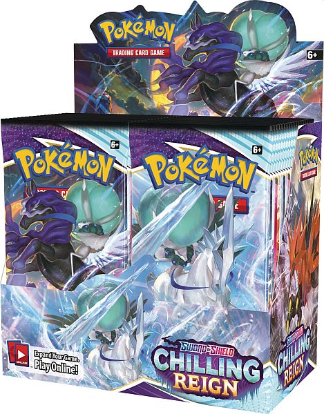 Pokémon Swsh Chilling Reign Booster Box - 36 Booster Packs