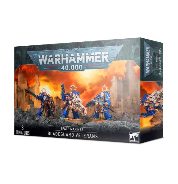 Space Marines Bladeguard Veterans - Kampmestre i nærkamp