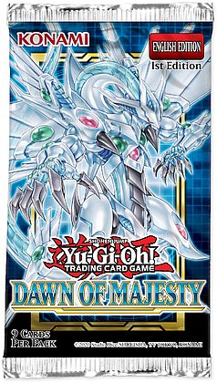 Yu-Gi-Oh! Dawn of Majesty Booster Pack - Lavpris!