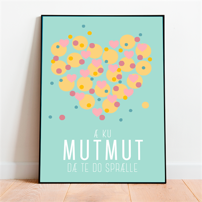 Mutmut Sprælle Plakat – Lys Op i Dit Hjem!