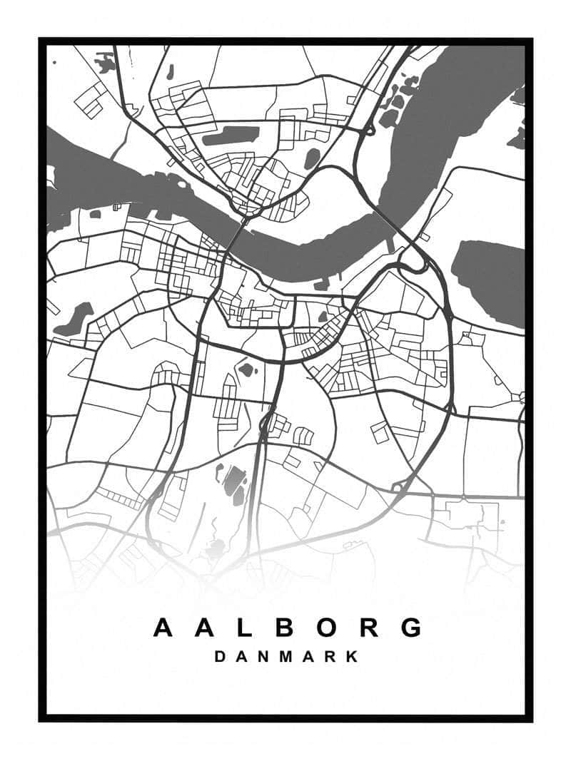 Aalborg Kortplakat – Oplev Aalborgs Skønhed!