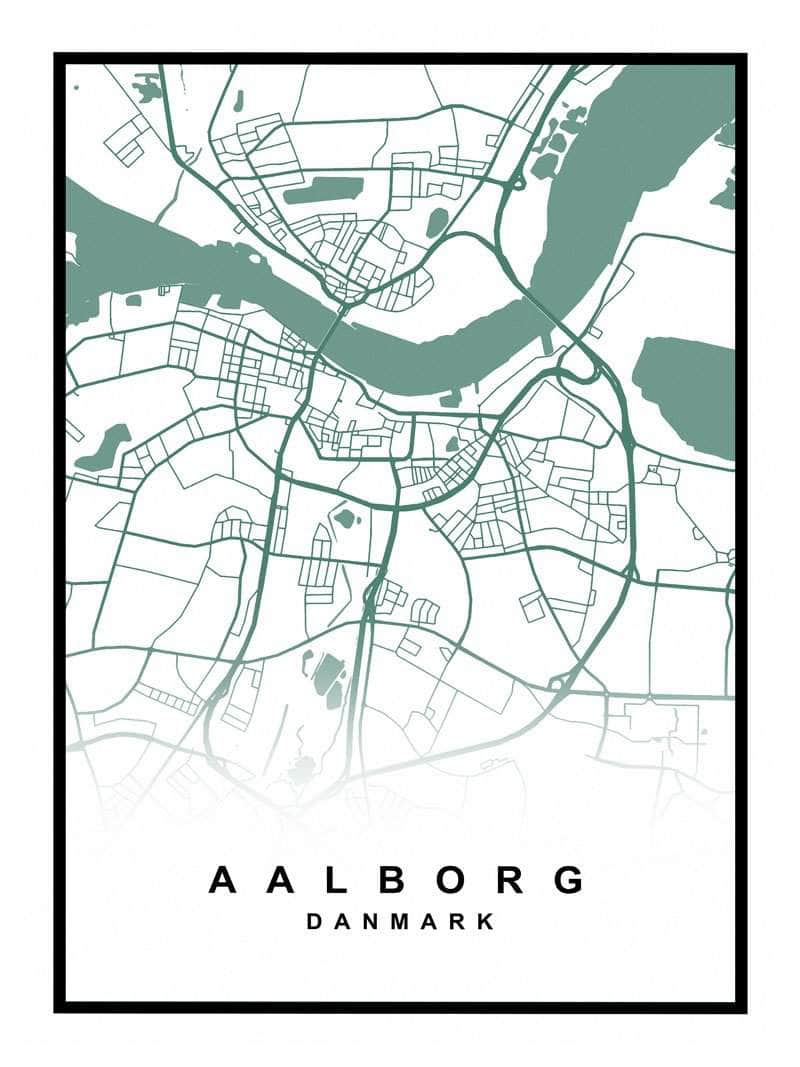 Aalborg Byplakat - Gør dit hjem unikt med nordjysk charme!
