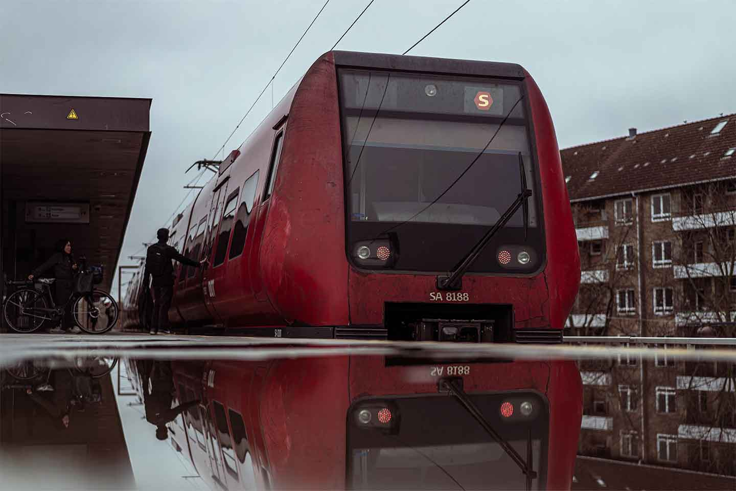Togreflektion 01 af Casper Norrbohm - Unikt Kunstværk