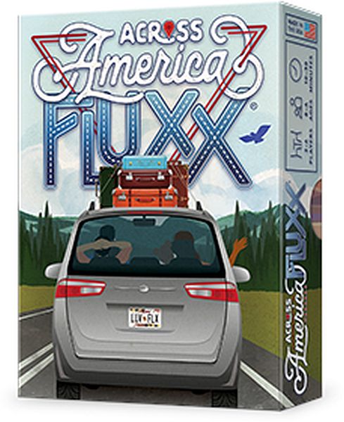 Across America Fluxx - Kortspil til Road Trip Eventyr