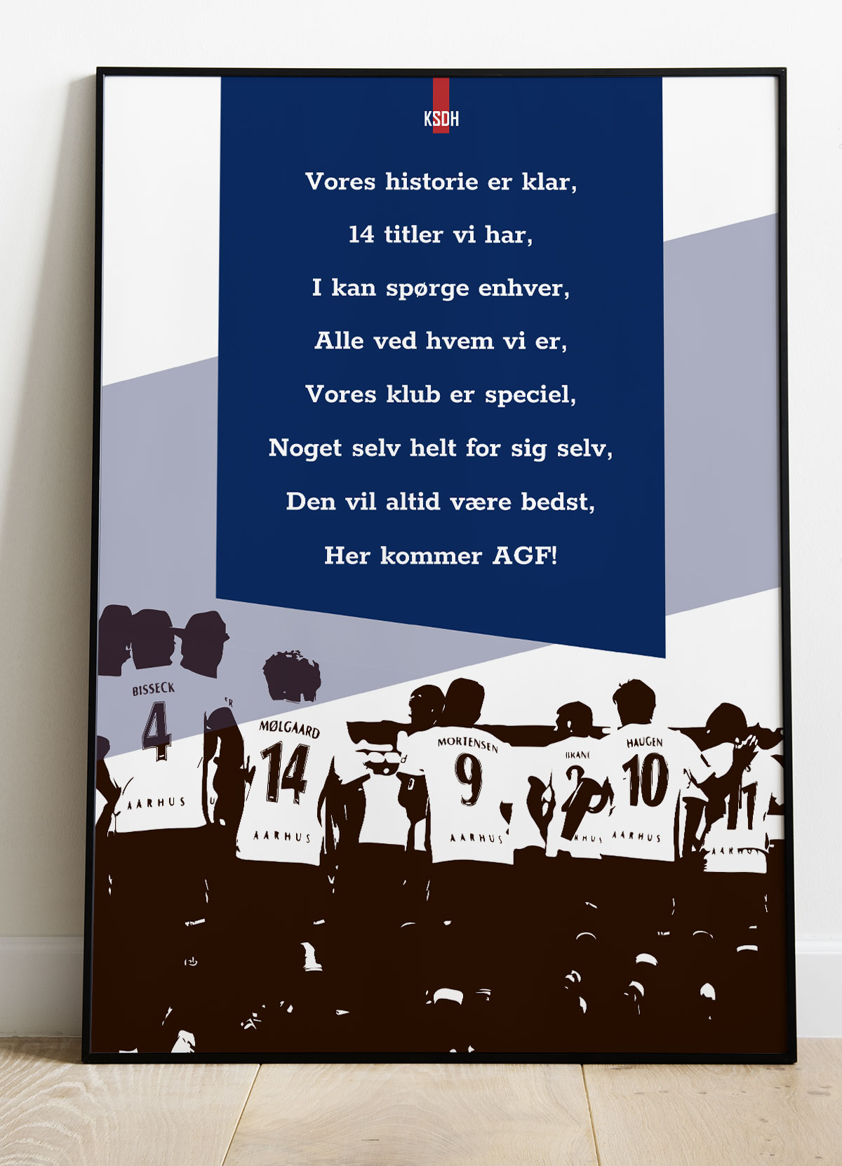 AGF Fodboldplakat - Vores Historie Er Klar A4 29x21