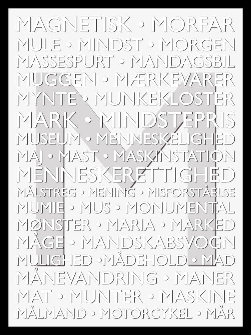 Farverig Alfabet Plakat til Børn – Pift Værelset Op!