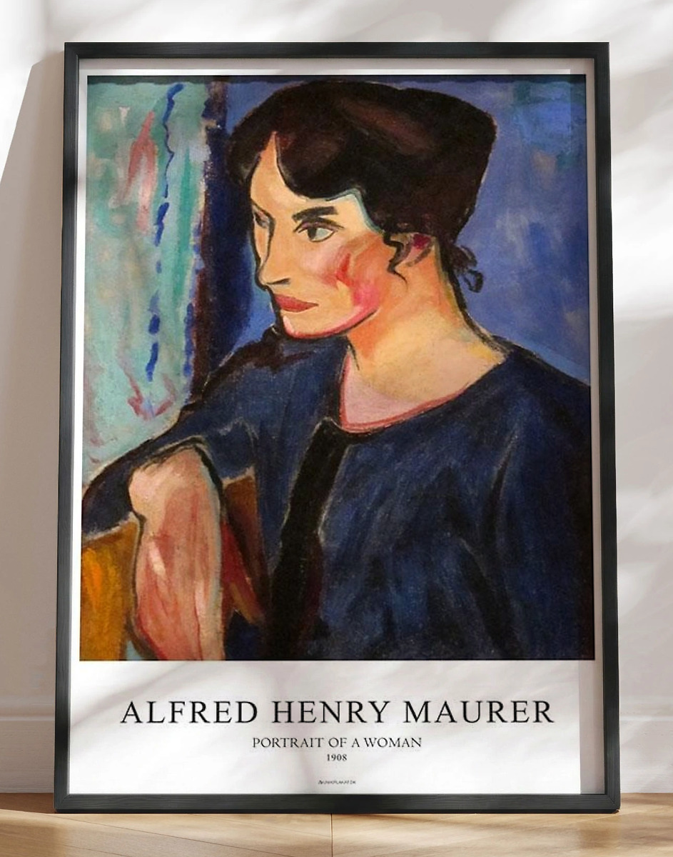 Allfred Henry Maurer Portrait     Woman