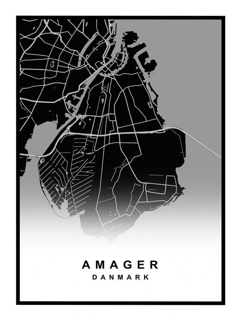 Amager Plakat - Udforsk Øens Skønhed og Stolthed!