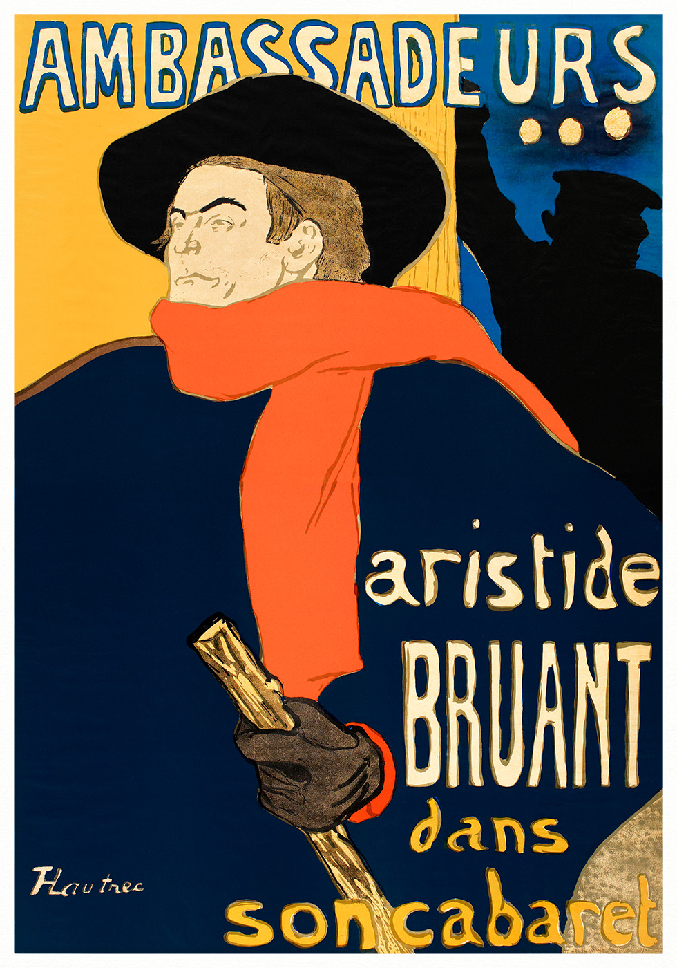 Ambassadeurs Aristide Bruant Plakat – Unik Kunst til Dit Rum