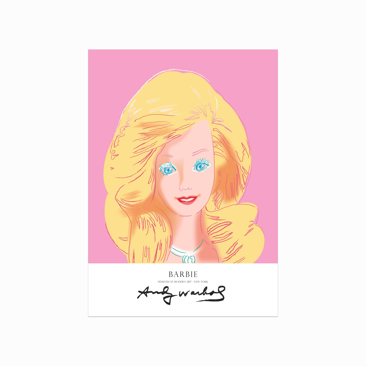 Andy Warhol Barbie Plakat – Unik Kunst til Dit Hjem