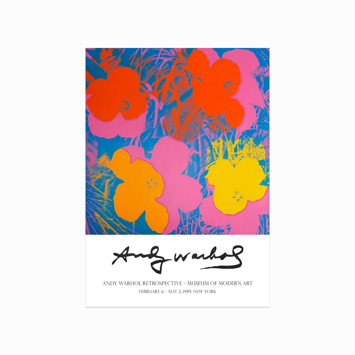 Farverig Andy Warhol Plakat – Kunstnerisk Energi til Dit Hjem