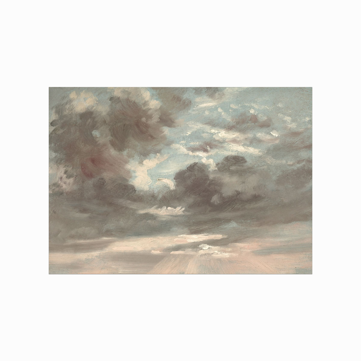 Antik Plakat – April Clouds til stilfuld boligindretning