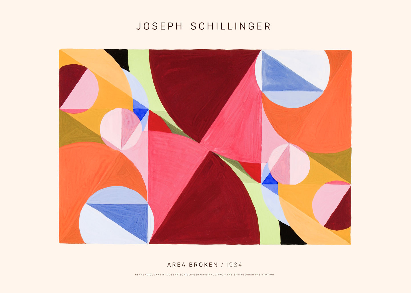 Moderne Kunstplakat - Area Broken Vandret til Dit Hjem