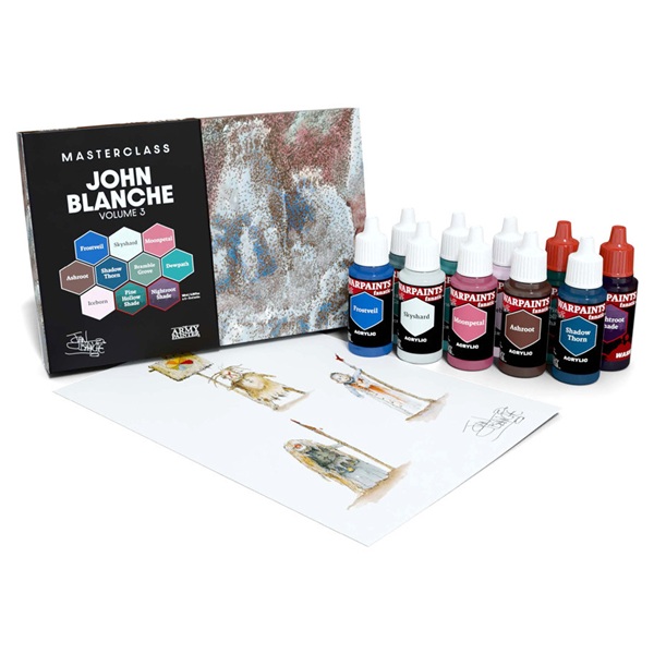 Army Painter Masterclass: John Blanche Volume   Paint Set  Warpaints Fanatic  Wp8109