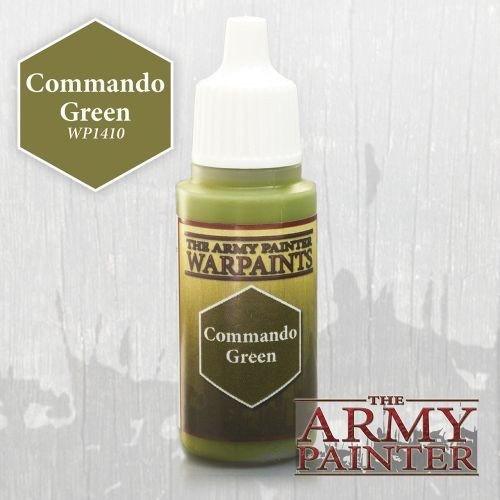 Army Painter Warpaints: Akrylmaling Commando Green - Spar 12%