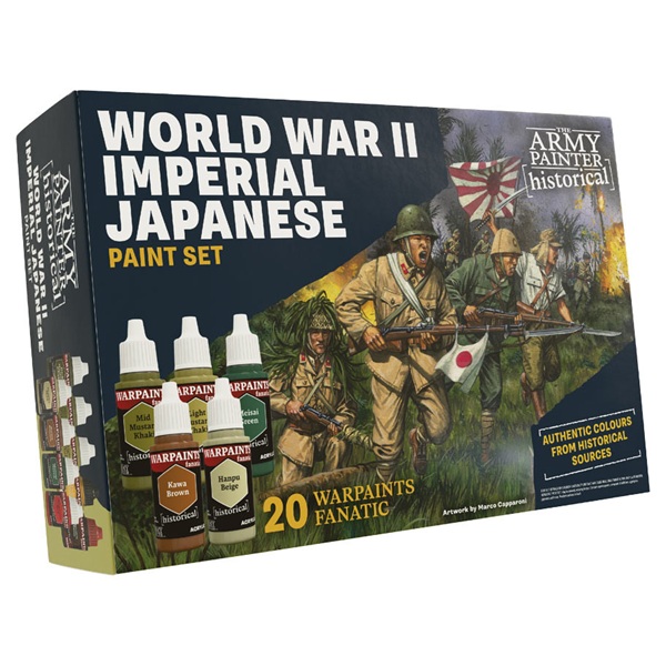 Army Painter Warpaints Historical Warpaints Fanatic : Wwii Imperial Japanese Paint Set Wp8125p