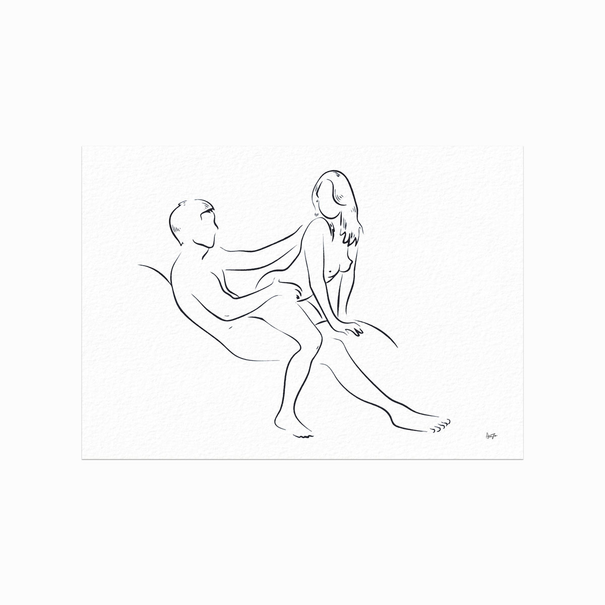 Sensuel Plakat - Art Of Desire 01 til Dit Hjem