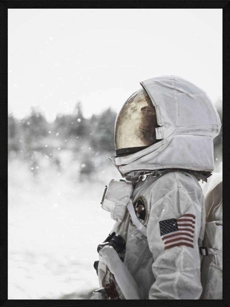 Astronaut Plakat til Vægdekoration – Stjernernes Indretning!