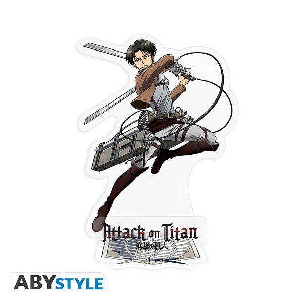 Attack on Titan S3 Levi Akryl Figur Stativ - Fantastisk Tilbud!