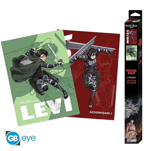 Attack   Titan Set   Chibi Posters Set