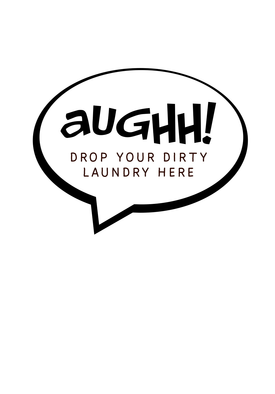 Aughh Dirty – Unikt kunstværk på tilbud!