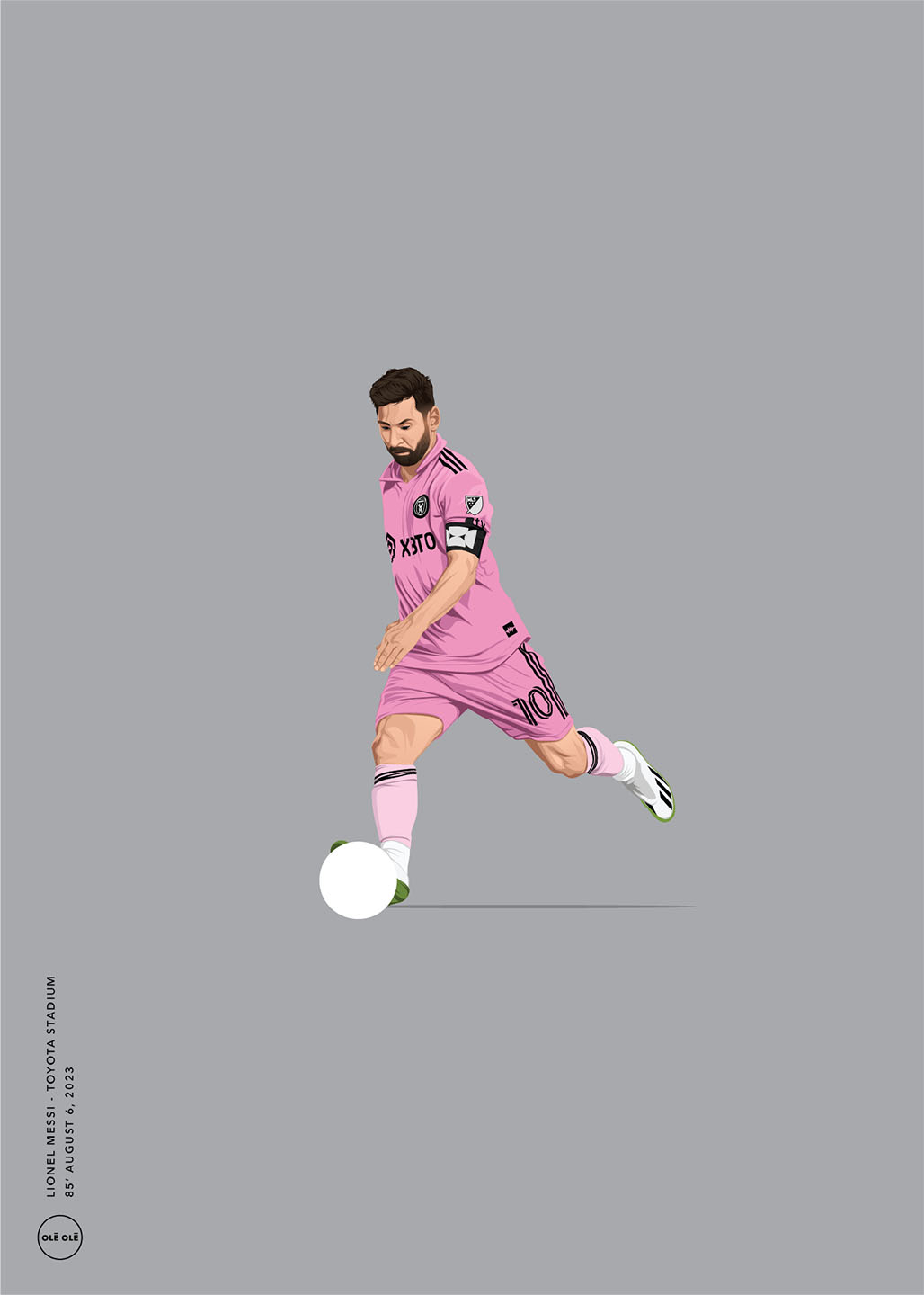 Lionel Messi Kunsttryk – August 2023 Udsalg!