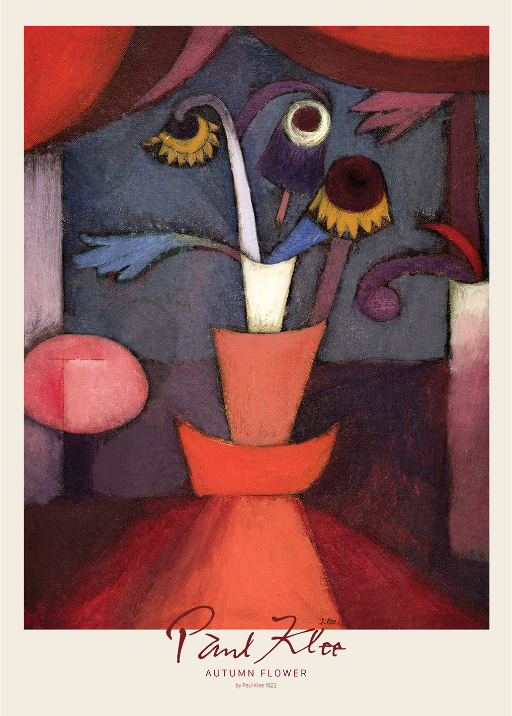 Efterårsblomst Plakat – Unik Kunst til Dit Hjem