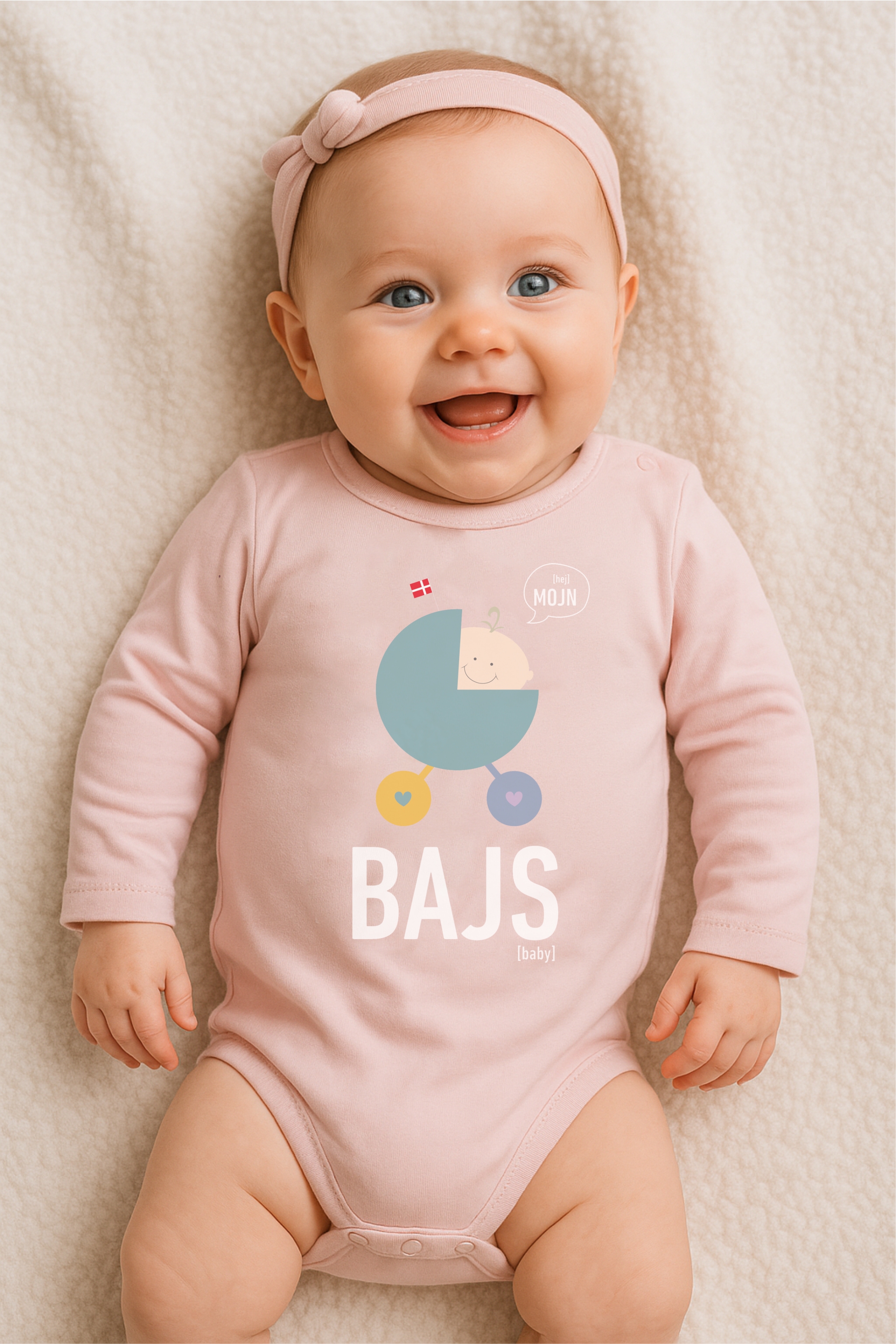 Økologisk Lyserød Babybody – Fantastisk Tilbud!