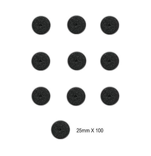 Baser Citadel 25mm Round Bases  X100  99229999141