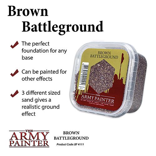 Basing - Army Painter - Brown Battleground - Spar nu!