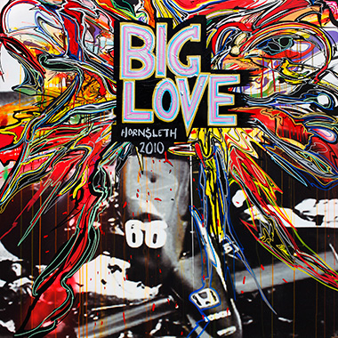 Big Love F1 Kunstplakat af Hornsleth – Unik Design Tilbud