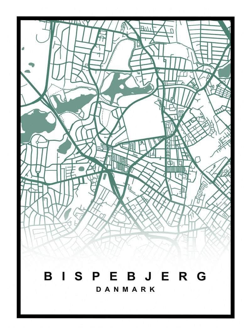 Bispebjerg Plakat – Unik Vægkunst til Dit Hjem