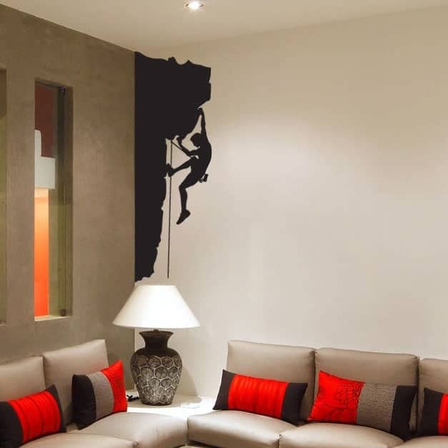 Bjergbestiger   Kanten Wallsticker